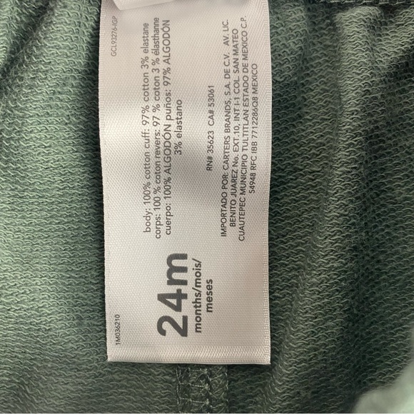 NWT Carters Dino Matching Hoodie Set - Size 24M - Picture 5 of 5